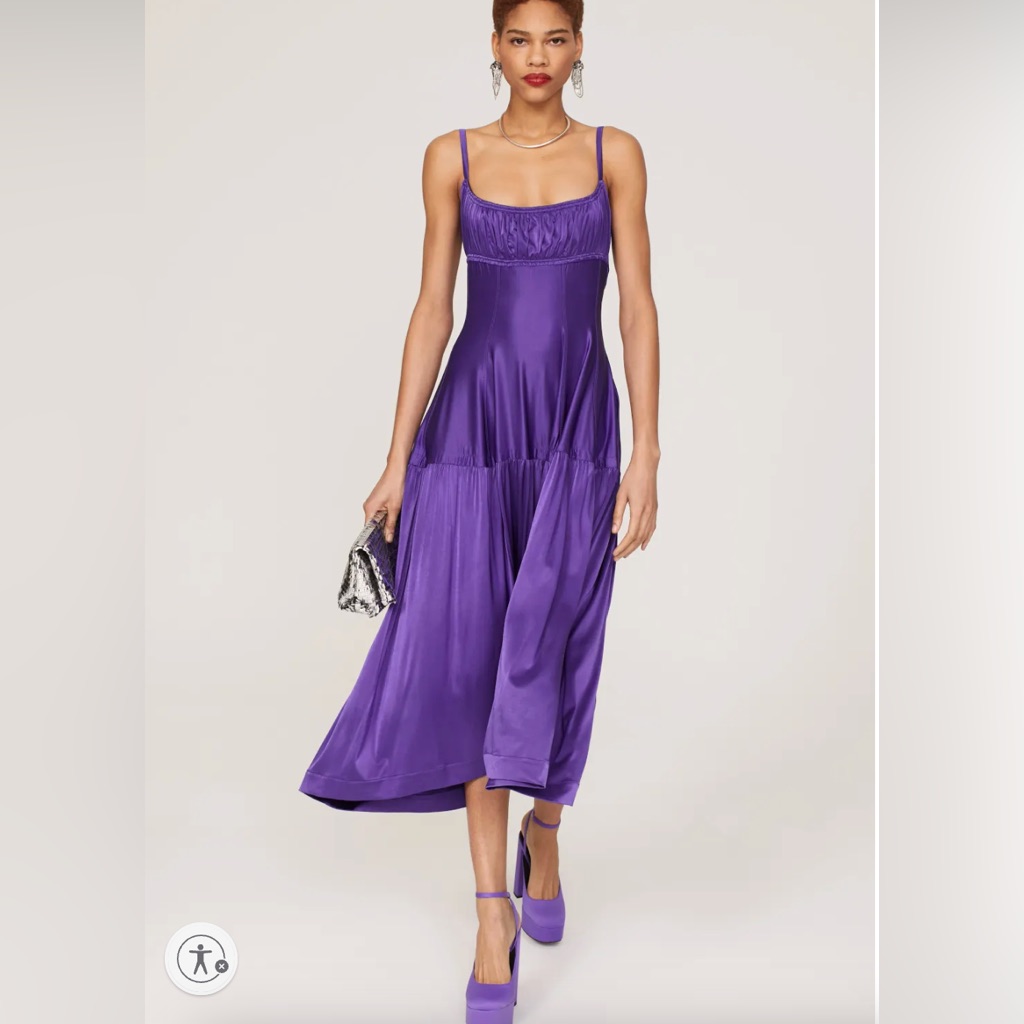 Rabanne Purple Cocktail Dress
